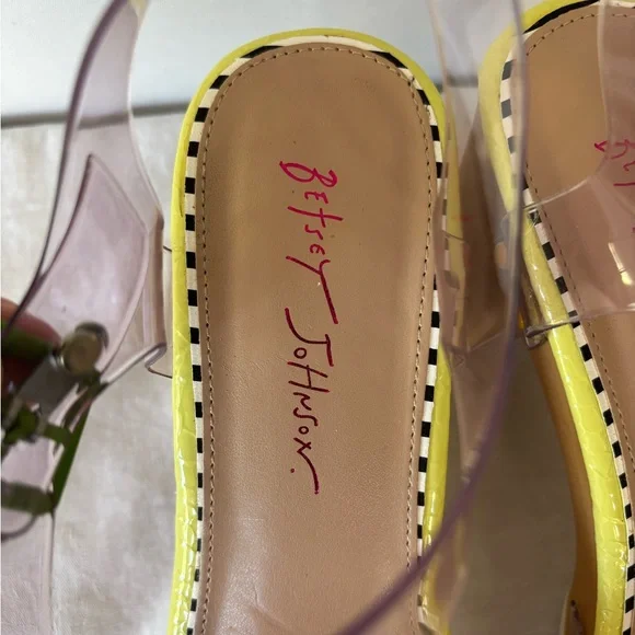 Betsey Johnson Floryn Open Toe Sandals Size 10 – Worn Once - near new - Picture 4 of 15